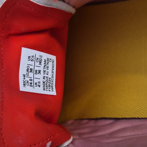 Onitsuka Tiger Mexico 66 Flame Fiery Red Blossom Pink - Picture 3 of 5